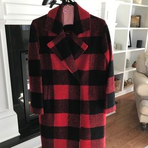 Pendelton buffalo check holiday coat